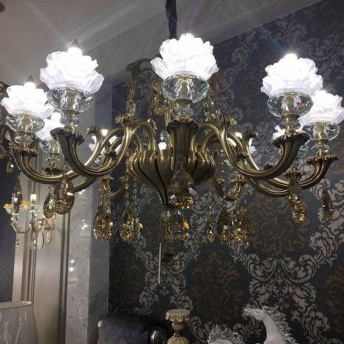 Đèn chùm đồng nến 821DSXGJ